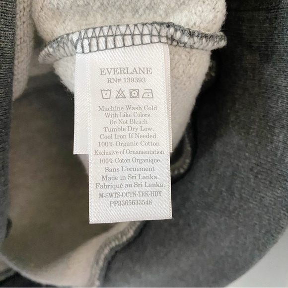 EVERLANE The Track Hoodie Heather Gray NWT - Picture 11 of 11